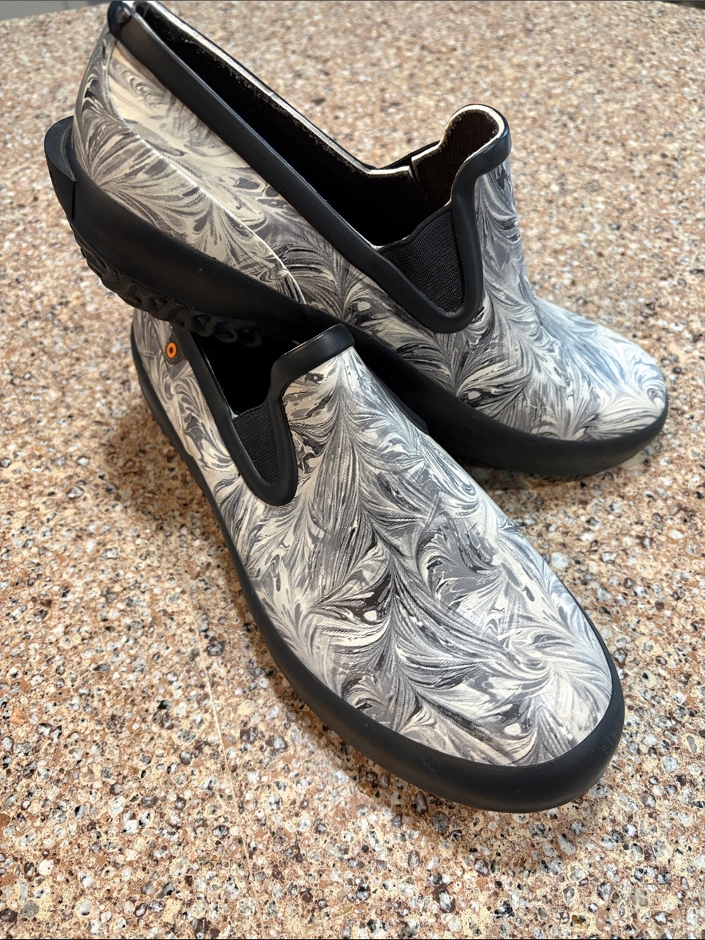 Bogs Patch Slip On - Grey Marble Women's 8